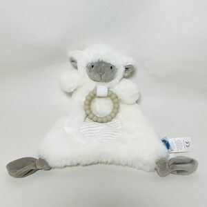Mary Meyer Baby Luxe Lamb‎ Sheep LOVEY Security Blankie Teether Soft Toy Plush